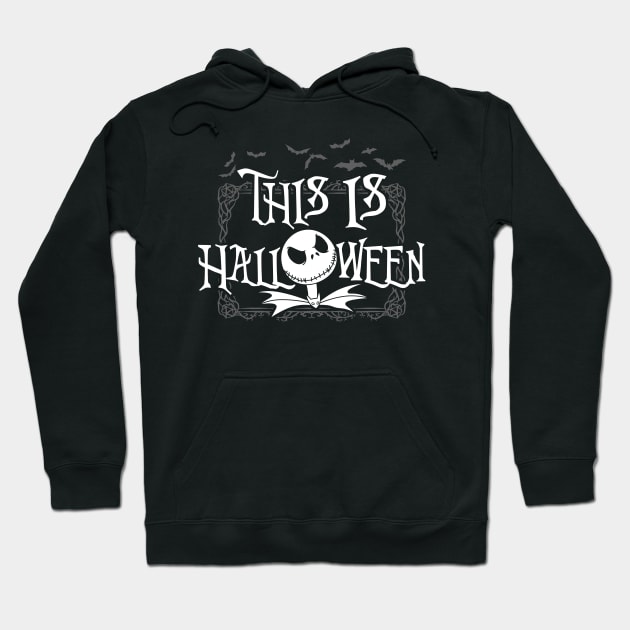 Spooky Halloween Movie This Is Halloween Quote Hoodie by BoggsNicolas